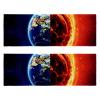 VTGHDEEQ Gym Towels,Hand Towels,Workout Towels for Gym Bag,3D Yin Yang Gossip Sun Earth,2-Pc, Q7cg6lonwrcb, Au3w5mkyicdi view 1