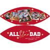 Jaydouble Custom Football Personalized Photo Football Best Dad Ever Gifts from Son Engraved Football Gifts for Dad Birthday Father's Day for Dad, Design 06 view 3