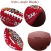 Jaydouble Custom Football Personalized Photo Football Best Dad Ever Gifts from Son Engraved Football Gifts for Dad Birthday Father's Day for Dad, Design 06 view 4