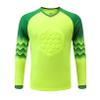 Freebily Kids Boys Girls Soccer Goalie Jersey Long Sleeve Football Padded Shirt Mens Goalkeeper Jersey Fluorescent Green 11-13 Years view 2
