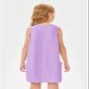 Batermoon Girls Swim Cover Up Swiss Polka Dot Summer Beach Dress V Neck Boho Cute Dresses with Pockets 4-14 Years view 3