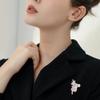 WCB1FPu Ladies Brooch Personality Brooch Alloy Pin Rhinestone Animal Brooch Animal Koala Corsage Accessories view 2