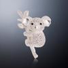 WCB1FPu Ladies Brooch Personality Brooch Alloy Pin Rhinestone Animal Brooch Animal Koala Corsage Accessories view 4