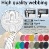 ZHFMILY 3/8 inch Maroon Webbing Strap-10 Yards-10mm Flat Heavyweight Webbing Cloth Fabric Strapping for Handbag, Seatbelt Strap, Lawn Chair,Dog Leash, DIY Projects, Crafts, Sewing(#248) view 2