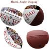Jaydouble Custom Photo Football - Best Dad Ever Gift from Wife; Engraved Football for Coach, Father's Day view 4