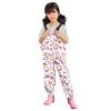 NineFit Basics Kids Toddler Suspender Rain Pants Windproof Mud Jumpsuit Boy Girl Water-Proof Rain ib (Multicolor-A, 8-9 Years) view 1