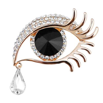 WCB1FPu Women's Brooches Pins Vintage Rhinestone Brooch Eye Alloy Electroplating Pin Women's Clothing with Brooch