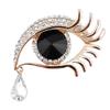 WCB1FPu Women's Brooches Pins Vintage Rhinestone Brooch Eye Alloy Electroplating Pin Women's Clothing with Brooch view 1