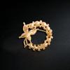 WCB1FPu Ladies Brooch Personality Brooch Diamond Pearl Butterfly Brooch Temperament Fashion Corsage Fixed Clothes Pin (B) view 3