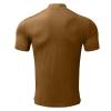 Generic Men's Mock Turtleneck T-Shirts Short Sleeve Pullover Sweater Basic Undershirt Slim Fit Top Brown, XX-Large view 3
