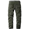 Maiyifu-GJ Men's Casual Military Pants Multi Pockets Cargo Hiking Trousers Elastic Waist Lightweight Joggers Sweatpants (Army Green,36) view 3