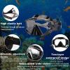 GeRRiT Snorkeling Gear, Diving Mask Anti-Fog Swimming Snorkel Mask Suitable for Adults Scuba Dive Swim Snorkeling Goggles Masks, Blue view 2