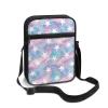 TODIYADDU Purple Marble Sling Bag for Women Crossbody Purse Star Tie Dye Messenger Bag Small Shoulder Bag Mini Phone Pouch Purse with Adjustable Strap and Zip Pocket Portable Chest Bag Gifts view 1