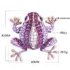 WCB1FPu Women's Brooch Individual Gender Needle Rhinestone Creative Cute Frog Brooch Animal Corsage Brooch (C) view 2