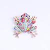 WCB1FPu Women's Brooch Individual Gender Needle Rhinestone Creative Cute Frog Brooch Animal Corsage Brooch (C) view 3