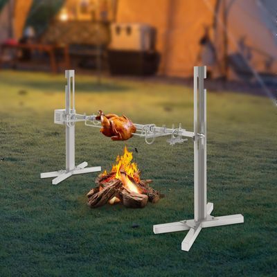 53" Spit Roaster Rotisserie Pig Lamb Roast BBQ Picnic Cooker Grill 110v Electric BBQ Large Spit Roaster Outdoor Picnic Cooker Pig Lamb Grill Outdoor Party Campfire Barbecue