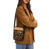 TODIYADDU Pumpkin Maple Leaves Sling Bag for Women Crossbody Purse Daisy Flower Messenger Bag Small Shoulder Bag Mini Phone Pouch Purse with Adjustable Strap and Zip Pocket Portable Chest Bag view 4
