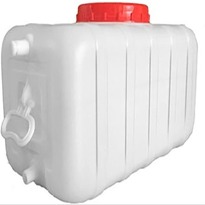 WAZHOU with Tap Portable Water Storage Tank Thick Plastic Water Storage Container Emergency Water Barrel Container(200L)
