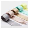 1Pair Satin Shoe Laces Flat Silk Ribbon Shoelaces Width Boots Sneakers Laces For Shoes Length (Color : Black, Size : 120cm) view 3