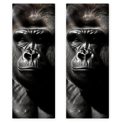 VTGHDEEQ Bathroom Hand Towels,Workout Towels for Gym Sweat,Yoga Mat Towel,Angry Animal Gorilla,2-Pc, 11.5x32 in, H1gw1iilwcly, Mg5d1fdvzudf