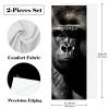 VTGHDEEQ Bathroom Hand Towels,Workout Towels for Gym Sweat,Yoga Mat Towel,Angry Animal Gorilla,2-Pc, 11.5x32 in, H1gw1iilwcly, Mg5d1fdvzudf view 3