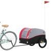 Gecheer Bike Trailer Black and Red 99.2 lb Iron 0313022C view 3