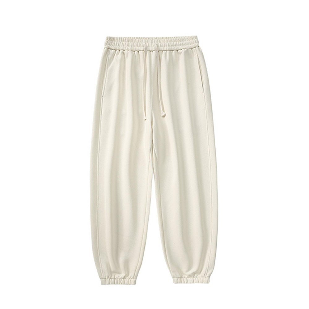 Maiyifu-GJ Men's Lightweight Joggers Pants Sweatpants Elastic Waist Drawstring Casual Pants Athletic Running Hiking Trousers (Apricot,Small)