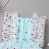 ABEWIP Girls Polka Dots Butterfly Tulle Ruffle Dress Toddler Girl Kids Flutter Sleeve Birthday Party Dresses Blue Polka Dots 130/7-8Y view 4
