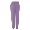 Grey Sweatpants for Women Trendy Baggy Cinch Bottom Joggers Khakis Pants for Women High Waisted Elastic Athletic Fit Lounge Trousers with Pockets A2-Purple view 3
