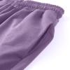 Grey Sweatpants for Women Trendy Baggy Cinch Bottom Joggers Khakis Pants for Women High Waisted Elastic Athletic Fit Lounge Trousers with Pockets A2-Purple view 4