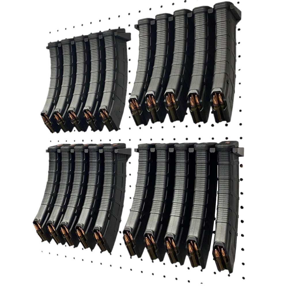 Hammy3DPrints Mount for CZ Bren 2 762x39 Mags - Pegboard/Metal Pegboard/Skadis/etc. | Magazine Holder Storage Rack (Non-Metal Pegboard)