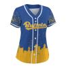 Custom Baseball Jersey for Women Hockey City Skyline Design Hip Hop Button Down Shirt Stitched/Printed Personalized Name & Number Fans Gift for Hockey Mom Women Girls S-4XL view 2