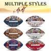 Jaydouble Custom Football Father's Day Gifts Personalized Photo Football Best Dad Ever from Son Gifts Engraved Football Gifts for Coach Dad Birthday Father's Day Christmas Gifts for Dad, Design 04 view 2