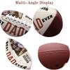 Jaydouble Custom Football Father's Day Gifts Personalized Photo Football Best Dad Ever from Son Gifts Engraved Football Gifts for Coach Dad Birthday Father's Day Christmas Gifts for Dad, Design 04 view 4