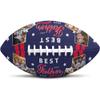 Jaydouble Custom Football Father's Day Gifts Personalized Photo Football Best Dad Ever Gifts Engraved Football Gifts for Coach Dad Father's Day Christmas Gifts for Dad, Design 07 view 1