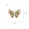 WCB1FPu Ladies Brooch Personality Brooch Alloy Retro Hollow Pearl Butterfly Brooch Clothing Accessories view 3