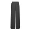NineFit Basics Wide Leg Pants Woman, Lounge Pants Women Boho Pants Women Palazzo Pants Summer Boho Wide Leg High Waist Casual Lounge Yoga Pants with Pockets Trousers 01 Black XXL view 2