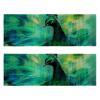 VTGHDEEQ Yoga Towel,Hand Towels,Microfiber Sweat Towel for Gym,Abstract Blue Peacock,2-Pc, 11.5x32 in, T0ql4lhtazqg, Cj5v8axdziol view 1