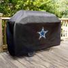 FANMATS 41134 NFL - Dallas Cowboys Rectangular Black Grill Cover - Fits 3 and 4 Burner Grills - 68in x 21in x 35in view 2