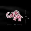 WCB1FPu Ladies Brooch Personality Brooch Rhinestone Brooch Elephant Brooch Coat Coat Pin Alloy Brooch (A) view 3