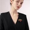 WCB1FPu Women's Brooch Fashion Rhinestone Brooch Strawberry Brooch Brooch Alloy Pin Button Coat Coat Clothing Accessories view 2