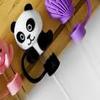Panda Straw Hat Cover for Stanley 40&30 Oz Cup, 10mm Silicone Covers Cap for Stanley Cup Accessories, Cute Straw Topper for Tumblers, Cap Stopper for Reusable Tip Lids (DM365) view 2