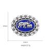 WCB1FPu Women's Brooches Pins Vintage Diamond Brooch Personality Brooch Silk Scarf Pin Accessories Ornament view 2