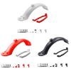 YYDStes Compatible With Electric Scooter Compatible With Xiaomi M365 Pro Fenders Wings Plastic Rear Mud Guard Support Protection Parts With Screws Rubber Stopper (Color : Rojo) view 3