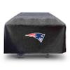 FANMATS 41143 NFL - New England Patriots Rectangular Black Grill Cover - Fits 3 and 4 Burner Grills - 68in x 21in x 35in