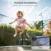 Lyromix Trampoline Accessories Kit, Trampoline Sprinkler, 50FT Solar Lights and Stakes, Non-Damaging to Net, Features 8 Light Modes, Compatible with 8 10 12 14 15 16FT Trampolin view 3