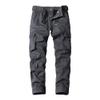 Men's Casual Military Pants Multi Pockets Cargo Hiking Trousers Elastic Waist Lightweight Joggers Sweatpants (Dark Grey,34)