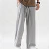 Maiyifu-GJ Men's Lightweight Hiking Pants Summer Casual Quick-Drying Joggers Pants Running Athletic Drawstring Sweatpants (Grey,Small) view 2