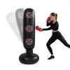 Punching Bag with Stand Adult,Kizcmvre Inflatable Freestanding Heavy Duty Boxing Bag,Women Men Training Equipment Exercise Boxing Standing Punching Bag (Black). view 2