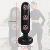 Punching Bag with Stand Adult,Kizcmvre Inflatable Freestanding Heavy Duty Boxing Bag,Women Men Training Equipment Exercise Boxing Standing Punching Bag (Black). view 3